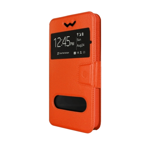 Picture of Book Case With  Window For Samsung Galaxy I9600 - Color : Orange
