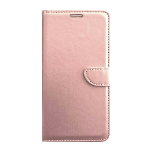 Θήκη Βιβλίο / Leather Book Case with Clip για Xiaomi Poco M4 Pro - Χρώμα: Χρυσό Ροζ