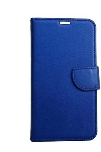 Picture of Leather Book Case with Clip for Realme C11 2021 - Color: Blue