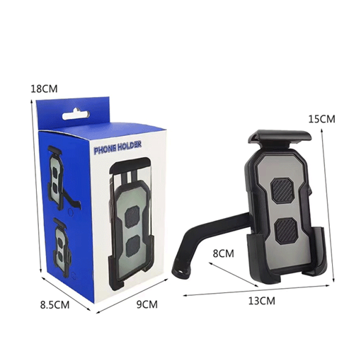 Picture of Motorcycle/bicycle Mobile Phone Holder - Χρώμα: Μαύρο