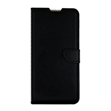 Picture of Leather Book Case with Clip for Xiaomi Redmi Note 11 4G - Color: Black
