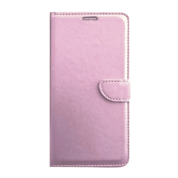 Picture of Leather Book Case with Clip for Samsung A125F Galaxy A12 - Color: Light Pink