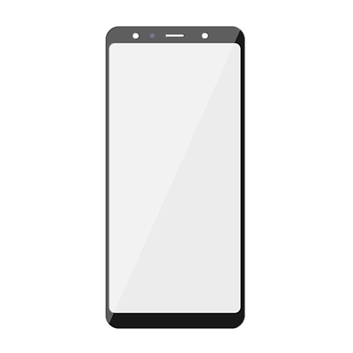 Picture of Τζαμάκι οθόνης Lens για Samsung A750F Galaxy A7 2018 -Χρώμα: Μαύρο