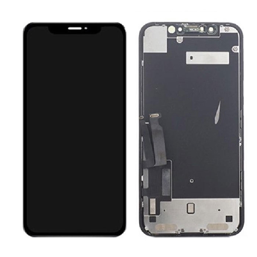 Γνήσια Οθόνη LCD με Μηχανισμό Αφής για iPhone XR - Χρώμα: Μαύρο