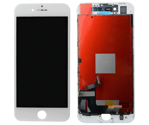 Refurbished Οθόνη LCD με Μηχανισμό Αφής για iPhone 8 - Χρώμα: Λευκό