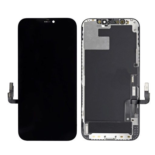 Γνήσια Οθόνη LCD με Μηχανισμό Αφής για iPhone 12/12 PRO - Χρώμα: Μαύρο