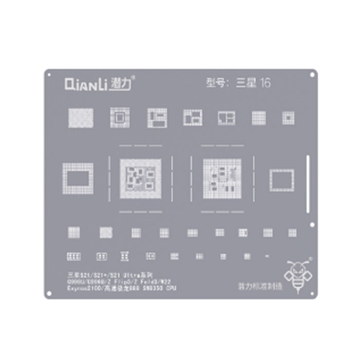 Εικόνα της Qianli QS165 Stencil Samsung S21/S21+S21 Ultra series G998U/G996U/Z Flip3 /Z Fold3/ W22 Exynos2100 Qualcomm MTK 888 SM8350