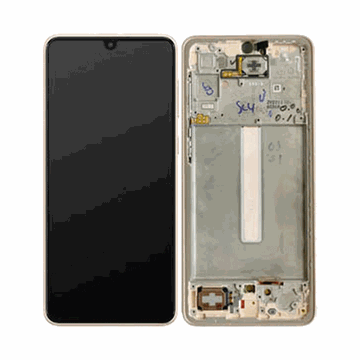 Εικόνα της Γνήσια Οθόνη LCD με Μηχανισμό Αφής και Πλαίσιο για Samsung Galaxy A33 5G 2022 (A336G) GH82-82143D - Χρώμα: Peach
