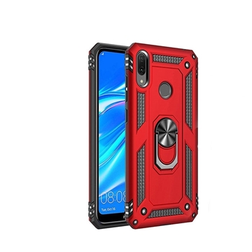 Picture of Motomo Tough Armor With Ring For Poco X3 - Color: Red