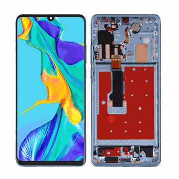 Picture of OLED Οθόνη LCD με Μηχανισμό Αφής και Πλαίσιο για Huawei P30 Pro /P30 Pro New Edition with frame - Χρώμα: Breathing Crystal
