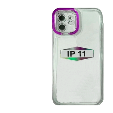 Picture of Fashion Candy Color With Colored Frame Camera For  για Iphone 11 - Color : Purple