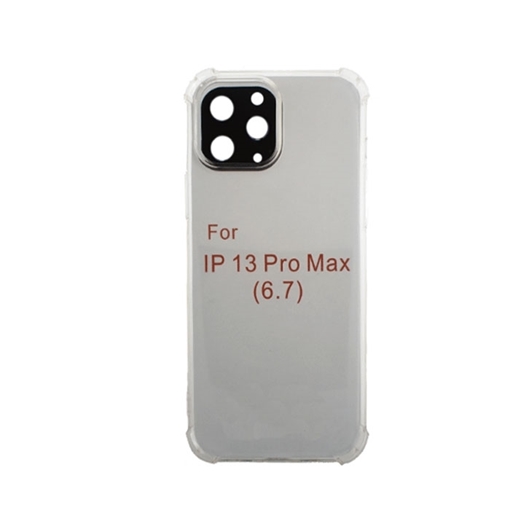 Θήκη Πλάτης Σιλικόνης Anti Shock 1.5mm για iphone 13 Pro Max  - Χρώμα: Διαφανές