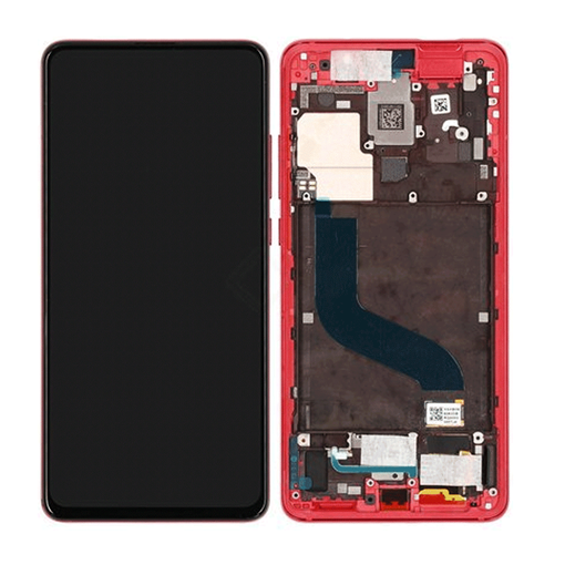 Picture of Display Unit with Frame for Xiaomi Mi 9T (2019) 560910014033 - Color: Red