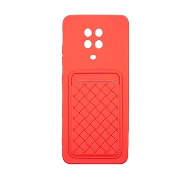 Εικόνα της Θήκη Πλάτης Σιλικόνης με Υποδοχή Κάρτας για Redmi Note 9 Pro/9S - Χρώμα : Ρόζ