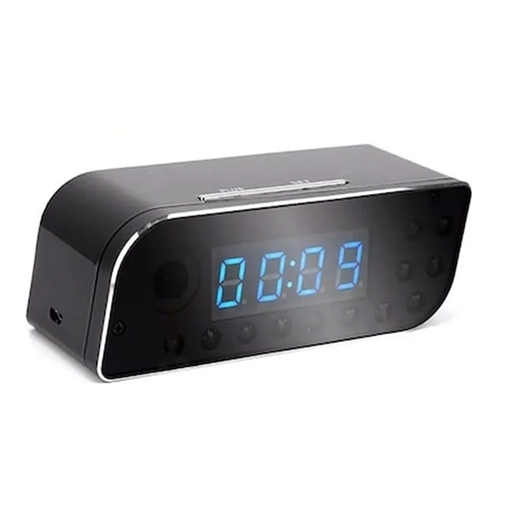 Ψηφιακό Ρολόι/Ξυπνητήρι με IP Κάμερα Εσωτερικού Χώρου με Νυχτερινή Λήψη - OEM 48771