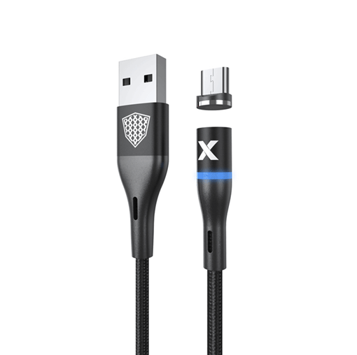 inkax- CK-97  Micro USB 2.4Α Kαλώδιο Φόρτισης 1μ - Χρώμα: Μαύρο
