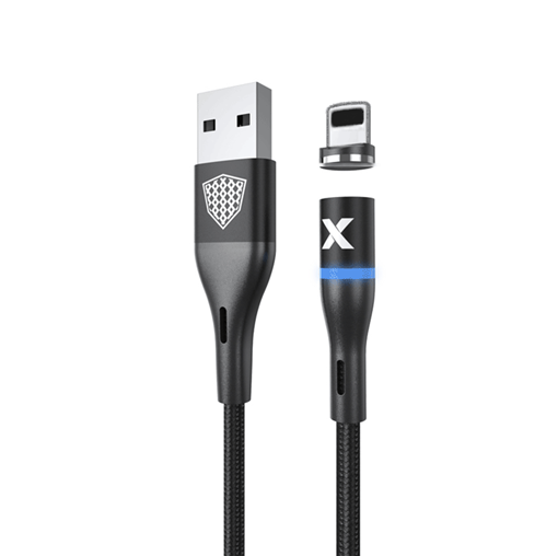 inkax- CK-97 Lightning USB 2.4Α Kαλώδιο Φόρτισης 1μ - Χρώμα: Μαύρο