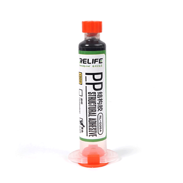 Picture of RELIFE RL-035A PP structural adhesive 10ml - Color: Black