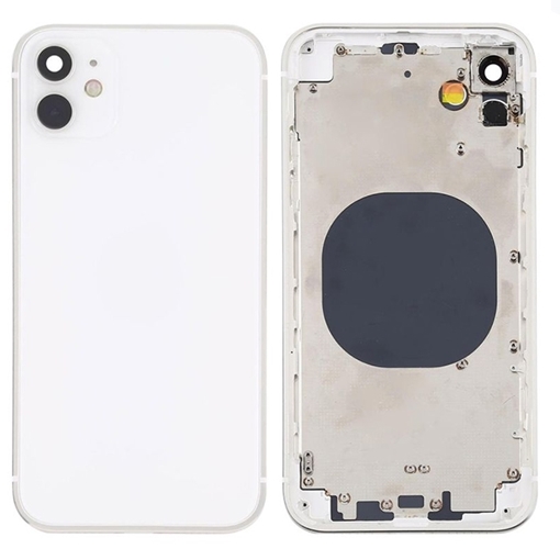 Πίσω Καπάκι με Πλαίσιο (housing) για Apple iPhone 12 Mini - Χρώμα: Λευκό