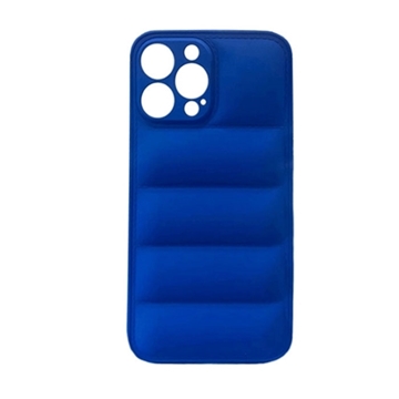Picture of Silicone Back Cover wavy for Apple IPhone 13 Pro - Color: Blue