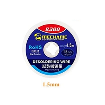 Picture of MECHANIC R300 Width 1.5m Length Desoldering Braid Welding Remover Copper Solder Wick Wire Cord PCB