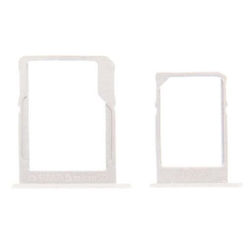 Υποδοχή Κάρτας Dual SIM και SD (SIM Tray) για Samsung Galaxy A3 2015 A300F / A5 2015 A500F / A7 2015 A700F - Χρώμα: Λευκό