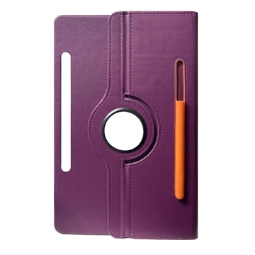 Picture of Case Rotating 360 Stand with Pencil Case for Apple Ipad 10.2/10.5 - Color: Purple