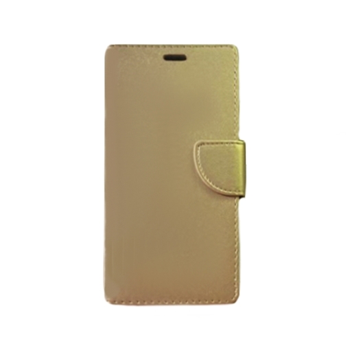 Θήκη Βιβλίο Stand Leather Wallet with Clip για Sony Xperia XA1 Ultra - Χρώμα: Χρυσό