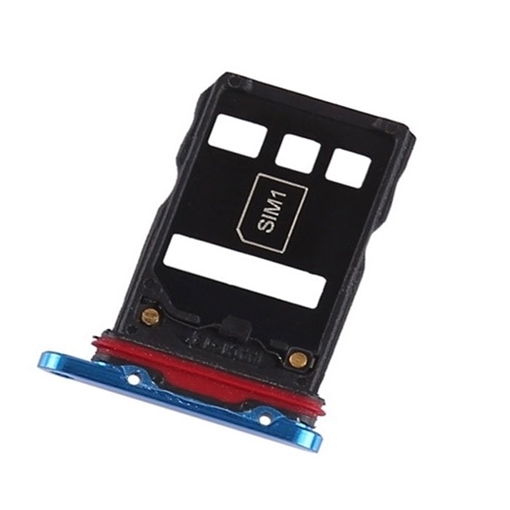 Γνήσια Υποδοχή κάρτας Single SIM Tray για Huawei P30 Pro 51661LGC - Χρώμα: Μαύρο