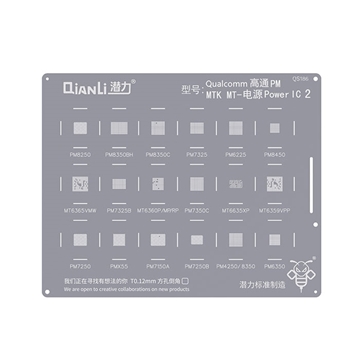 Picture of Qianli QS186 Stencil for Qualcomm MTK MT Power IC 2