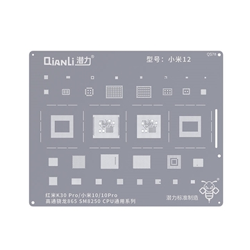 Εικόνα της Qianli Stencil QS78 για Xiaomi Redmi K30 Pro / Mi 10 / 10 Pro