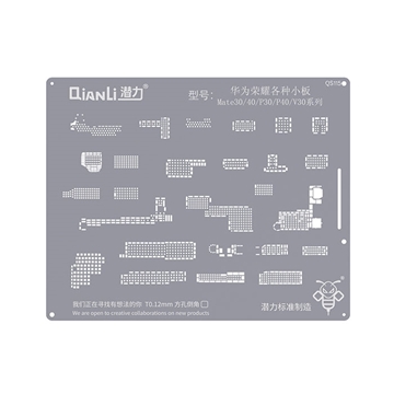 Εικόνα της Qianli QS115 Stencil για Huawei P30 / P40 / MATE 30