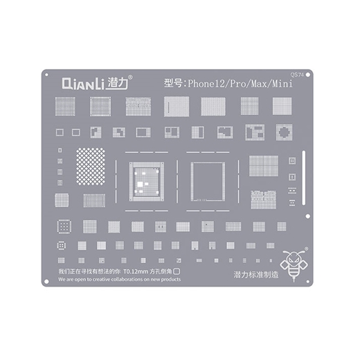 QianLi QS74 Stencil για Apple iPhone 12 /12 Pro /12 Mini /12 Pro Max