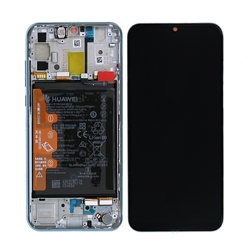 Γνήσια Οθόνη LCD με Μηχανισμό Αφής και Πλαίσιο με Μπαταρία για Huawei P Smart S / Y8p (2020) 02353PNU - Χρώμα: Breathing Crystal