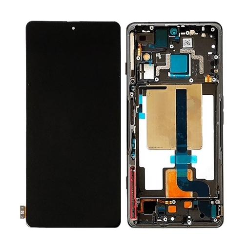 Γνήσια Οθόνη LCD με Μηχανισμό Αφής και Πλαίσιο για Xiaomi Poco F4 GT 5G (2022) 5600090L1000 - Χρώμα: Μαύρο