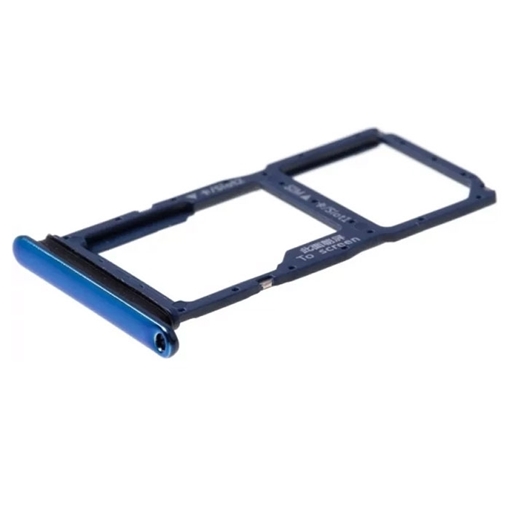 Υποδοχή Κάρτας SIM Tray για Huawei Y9 PRIME 2019/P SMART Z - Χρώμα: Μπλε