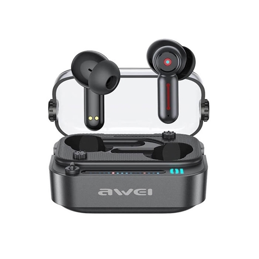AWEI T58 ακουστικά/Bluetooth Earpods - Χρώμα: Μαύρο