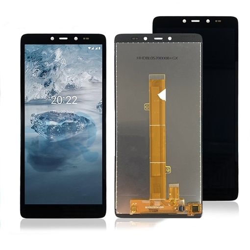 Picture of IPS LCD Display With Touch Mechanism for Nokia C2 2nd Gen - Color: Black