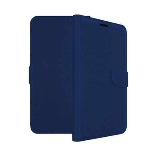 Θήκη Βιβλίο Stand Leather Wallet with Clip για Samsung Galaxy Z Fold 3- Χρώμα: Μπλε