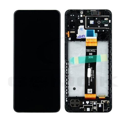 Γνήσια Οθόνη LCD με Μηχανισμό Αφής και Πλαίσιο για Samsung Galaxy A13 5G 2022 SM-A136 GH82-29077A/29078A - Χρώμα: Μαύρο