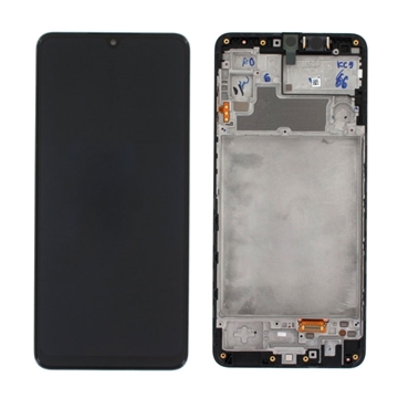 Εικόνα της Γνήσια Οθόνη LCD με Μηχανισμό Αφής και Πλαίσιο για Samsung SM-M225/E225 Galaxy M22/F22 2021 GH82-26153A/26866A - Χρώμα : Μαύρο