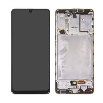 Picture of OLED LCD Display With Touch Mechanism and Frame for Samsung  Galaxy A31 A315 -Color: Black