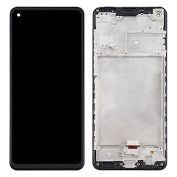 Εικόνα της Incell Οθόνη LCD με Μηχανισμό Αφής και Πλαίσιο για Samsung Galaxy A21S A217- Χρώμα: Μαύρο