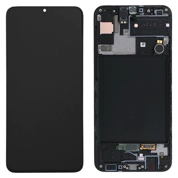 Εικόνα της Incell Οθόνη LCD με Μηχανισμό Αφής και Πλαίσιο για Samsung Galaxy A30S A307- Χρώμα: Μαύρο