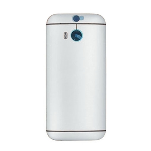 Πίσω Καπάκι για HTC M8 - Χρώμα: Ασημί