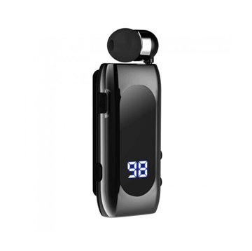Εικόνα της Bluetooth Borofone K58 Ακουστικό με Επεκτεινόμενο Καλώδιο Clip-On Retractable Headset - Χρώμα: Μαύρο