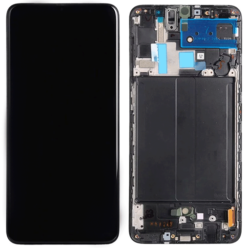 Incell Οθόνη Lcd με Μηχανισμό Αφής και πλαίσιο για Samsung Galaxy A70 (A705F) Χρώμα: Μαύρο