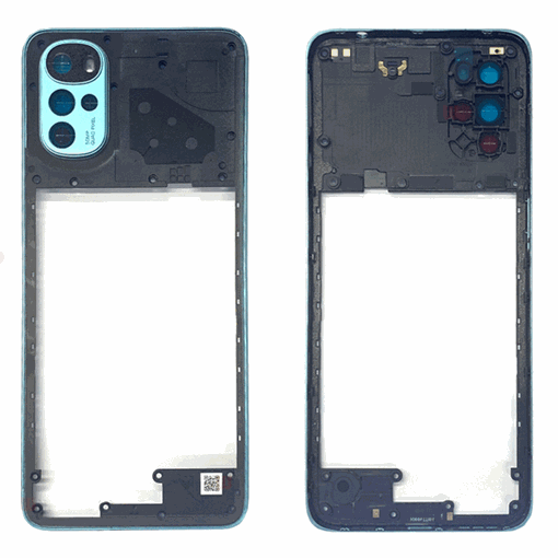 Μεσαίο Πλαίσιο/Middle Frame για Motorola Moto G22 - Χρώμα: Μπλε