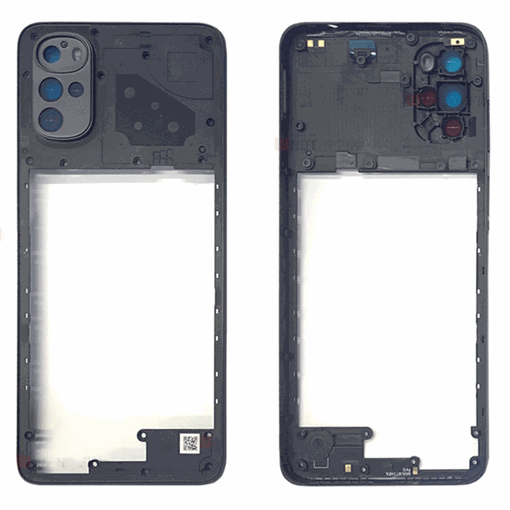 Μεσαίο Πλαίσιο/Middle Frame για Motorola Moto G22 - Χρώμα: Μαύρο