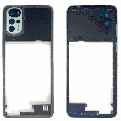 Μεσαίο Πλαίσιο/Middle Frame για Motorola Moto G22 - Χρώμα: Λευκό